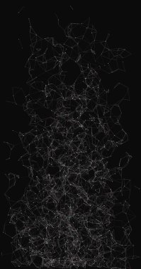 ağ örgüsü gelişigüzel sanatsal arkaplan illüstrasyonu