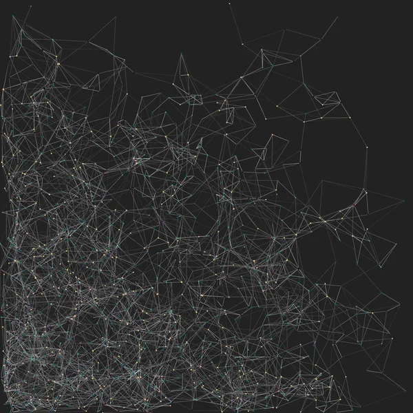 网络网格随机过程艺术背景说明 — 图库矢量图片