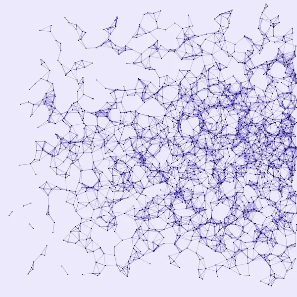 Rete Maglia Arte Procedurale Sfondo Illustrazione — Vettoriale Stock