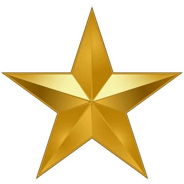 Иллюстрация значка Metall Star на белом фоне
