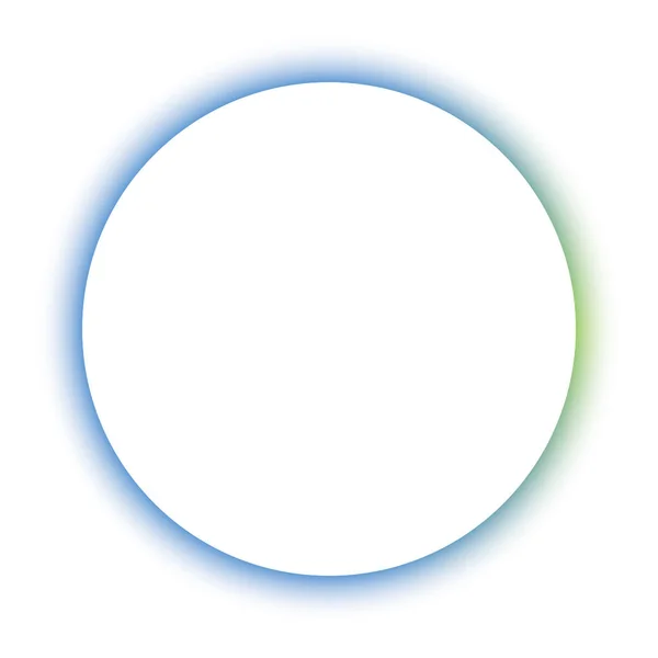 Empty Creative Web Button Colorful Shadow Illustration — Stock Vector