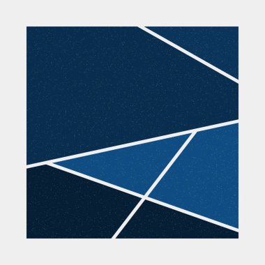 Mondrian tarzı sanat renkli geometrik logo tasarımı çizimi