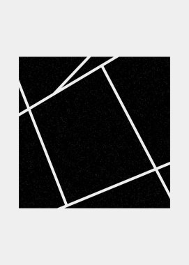 Mondrian tarzı sanat renkli geometrik logo tasarımı çizimi