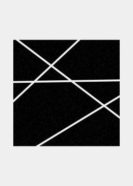 Mondrian tarzı sanat renkli geometrik logo tasarımı çizimi