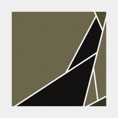 Mondrian tarzı sanat renkli geometrik logo tasarımı çizimi