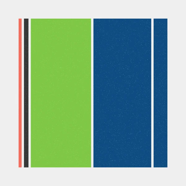 Mondrian Style Art Colorful Geometric Logo Design Illustration — Stock Vector