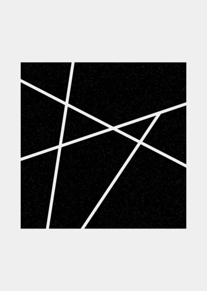 Mondrian Stil Kunst Bunt Geometrische Logo Design Illustration — Stockvektor