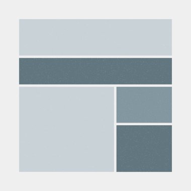 Mondrian sanat stilinde kare renkli logo tasarımı 