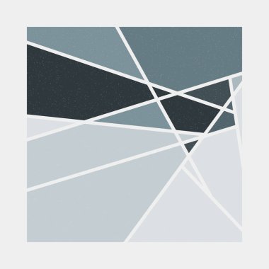 Mondrian sanat stilinde kare renkli logo tasarımı 