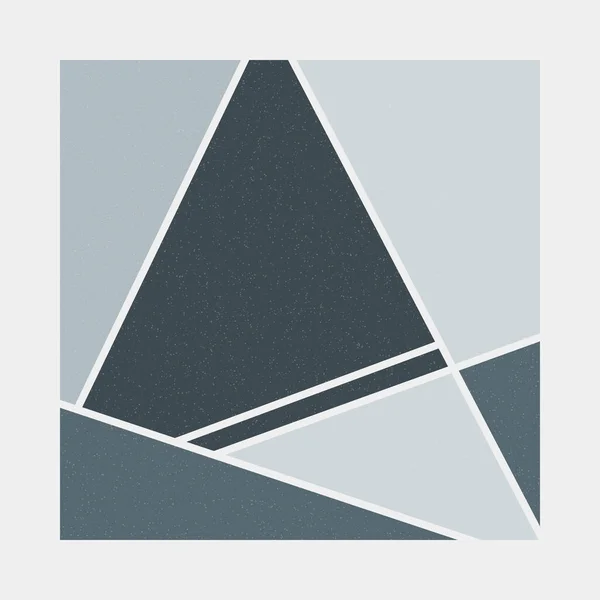 Квадратний Кольоровий Дизайн Логотипу Мондрійському Стилі Ілюстрацій — стоковий вектор