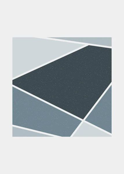 Diseño Logotipo Colorido Cuadrado Ilustración Estilo Arte Mondrian — Vector de stock