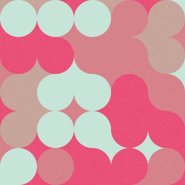 Renkli noktalı kusursuz desen. Evrenin sanat arkaplan tasarımı illüstrasyonu.