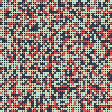 Renkli noktalı kusursuz desen. Evrenin sanat arkaplan tasarımı illüstrasyonu. 