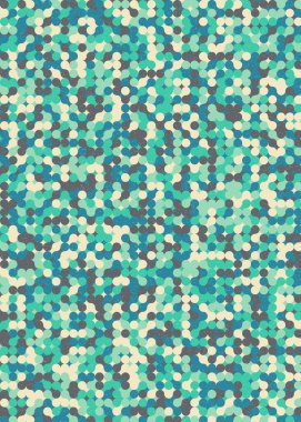 Renkli noktalı kusursuz desen. Evrenin sanat arkaplan tasarımı illüstrasyonu.