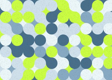 Renkli noktalı kusursuz desen. Evrenin sanat arkaplan tasarımı illüstrasyonu.