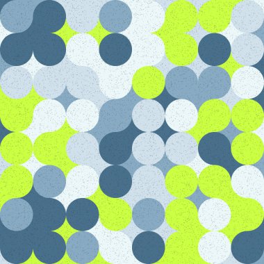 Renkli noktalı kusursuz desen. Evrenin sanat arkaplan tasarımı illüstrasyonu.