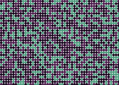 Renkli noktalarla kusursuz desen evrensel sanat arkaplan tasarımı illüstrasyonu 