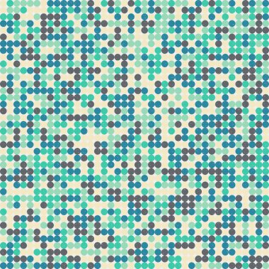 Renkli noktalı kusursuz desen. Evrenin sanat arkaplan tasarımı illüstrasyonu. 