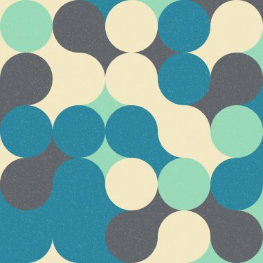 Renkli noktalı kusursuz desen. Evrenin sanat arkaplan tasarımı illüstrasyonu.