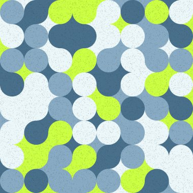 Renkli noktalı kusursuz desen. Evrenin sanat arkaplan tasarımı illüstrasyonu.