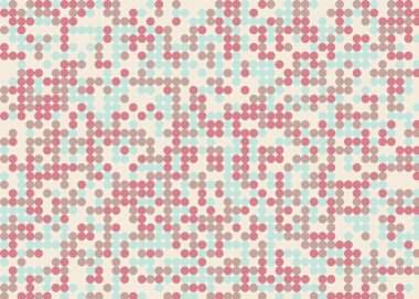 Renkli noktalarla kusursuz desen evrensel sanat arkaplan tasarımı illüstrasyonu 