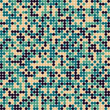 Renkli noktalı kusursuz desen. Evrenin sanat arkaplan tasarımı illüstrasyonu. 