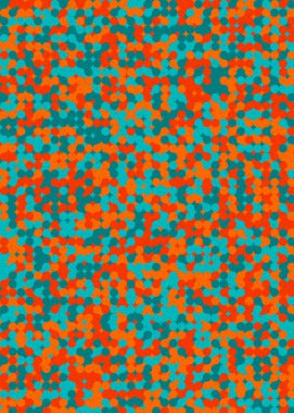 Renkli noktalı kusursuz desen. Evrenin sanat arkaplan tasarımı illüstrasyonu.