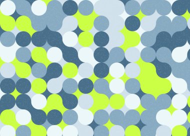 Renkli noktalı kusursuz desen. Evrenin sanat arkaplan tasarımı illüstrasyonu.