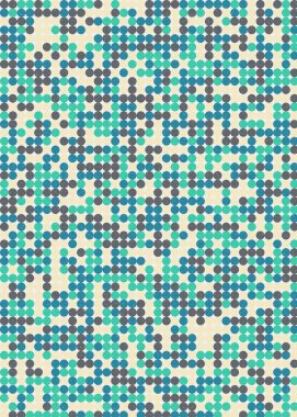 Renkli noktalarla kusursuz desen evrensel sanat arkaplan tasarımı illüstrasyonu 