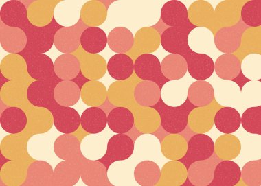 Renkli noktalı kusursuz desen. Evrenin sanat arkaplan tasarımı illüstrasyonu.