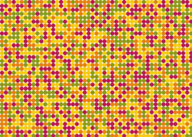 Renkli noktalarla kusursuz desen evrensel sanat arkaplan tasarımı illüstrasyonu 