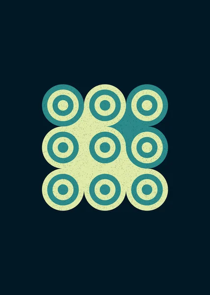 Bunte Punkte Universelles Logo Kunst Design Illustration — Stockvektor