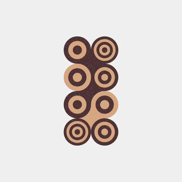 Красочные Точки Универсальная Иллюстрация Дизайна Логотипа — стоковый вектор