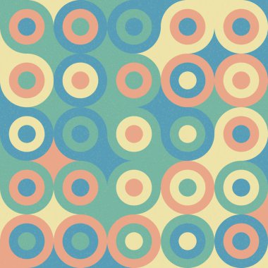 Renkli noktalarla kusursuz desen evrensel sanat arkaplan tasarımı illüstrasyonu