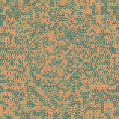 Renkli noktalı kusursuz desen. Evrenin sanat arkaplan tasarımı illüstrasyonu.