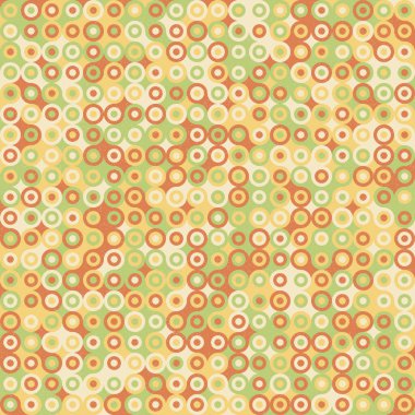 Renkli noktalarla kusursuz desen evrensel sanat arkaplan tasarımı illüstrasyonu