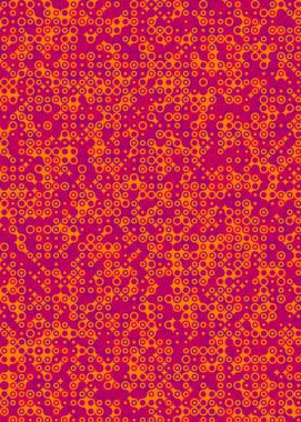 Renkli noktalarla kusursuz desen evrensel sanat arkaplan tasarımı illüstrasyonu