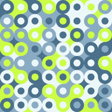 Renkli noktalarla kusursuz desen evrensel sanat arkaplan tasarımı illüstrasyonu