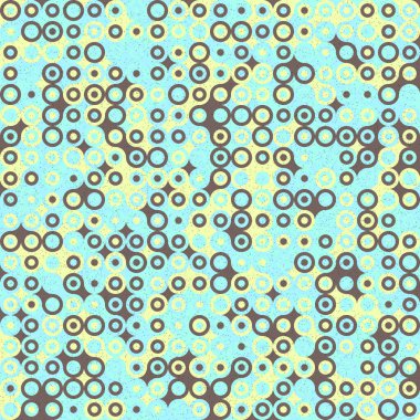 Renkli noktalarla kusursuz desen evrensel sanat arkaplan tasarımı illüstrasyonu