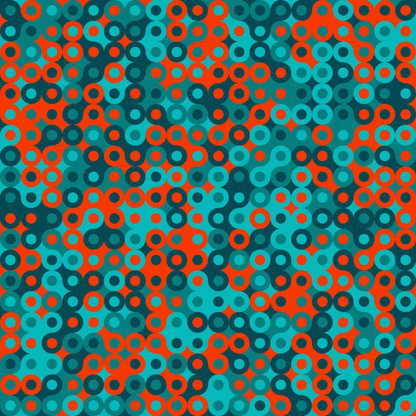 Nahtlose Muster Mit Bunten Punkten Universum Kunst Hintergrund Design Illustration — Stockvektor