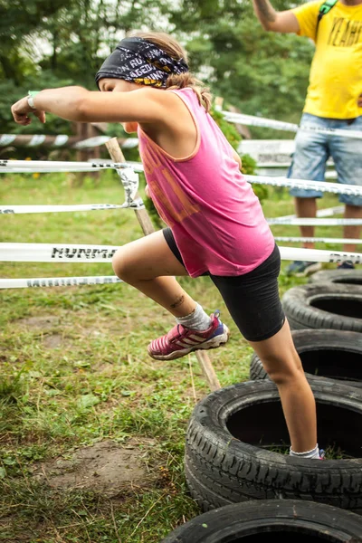 La competición de carreras — Foto de Stock