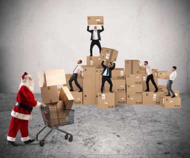 Noel hediyeleri için işbirliği