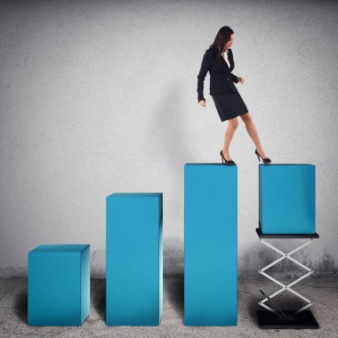 İş kadını bir adım karıştırıcılar