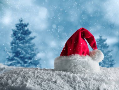 Noel Baba'nın Noel şapka