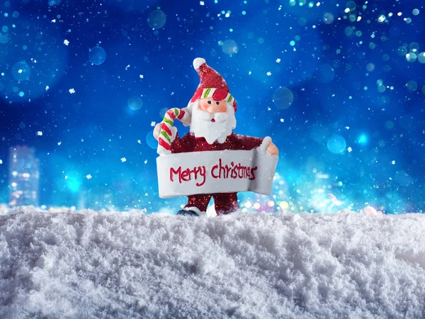 Roztomilý loutkové Santa Claus — Stock fotografie