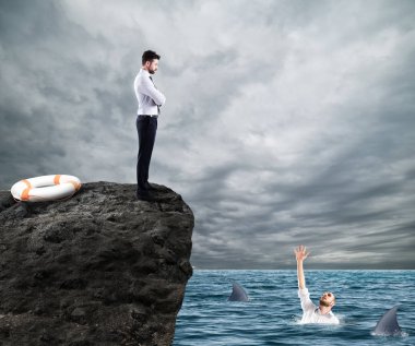 Bir rakip yardımcı olmuyor işadamı