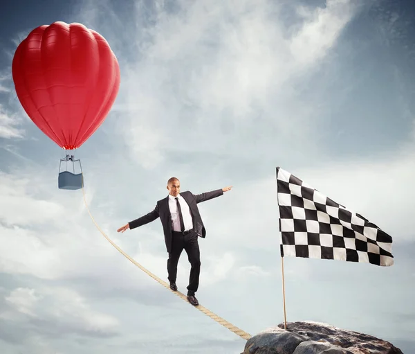 Concepto empresarial de hombre de negocios — Foto de Stock