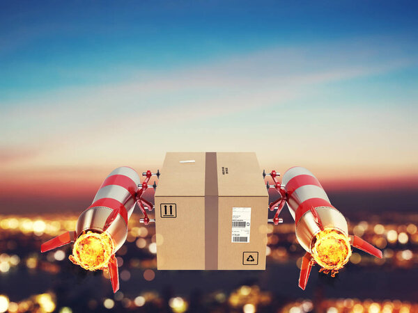 Пакет летает по городу
 