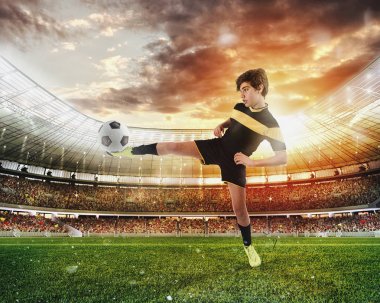 İle rekabet eden genç futbolcuların Stadı nda futbol sahnesinde