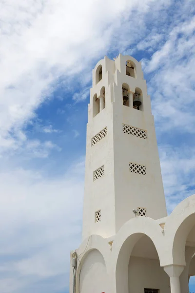 Orthodoxe kerk op santorini eiland, Griekenland — Stockfoto